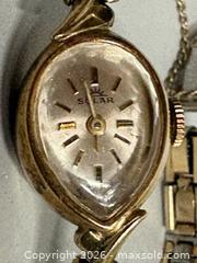 MaxSold Auction: Ladies SOLAR 14K GOLD Watch with Security Strap - Marked  - Toronto (Ontario, Canada) SELLER MANAGED Reseller Online Auction - Chesswood Drive