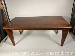 MaxSold Auction: MCM Walnut Coffee Table - Toronto (Ontario, Canada) SELLER MANAGED Reseller Online Auction - Chesswood Drive