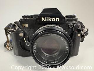 MaxSold Auction: NIKON FG 35mm Camera, ZEISS Lens, NIKON Speedlight SB-18, Carrying Case and More - Toronto (Ontario, Canada) SELLER MANAGED Reseller Online Auction - Chesswood Drive