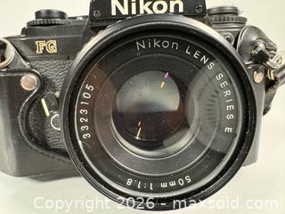 MaxSold Auction: NIKON FG 35mm Camera, ZEISS Lens, NIKON Speedlight SB-18, Carrying Case and More - Toronto (Ontario, Canada) SELLER MANAGED Reseller Online Auction - Chesswood Drive