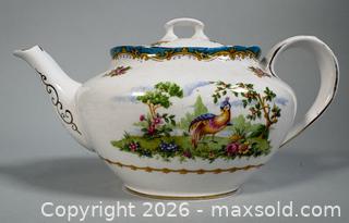 MaxSold Auction: ROYAL ALBERT ‘Chelsea Bird’ Bone China Teapot, Teacups and Saucers  - Toronto (Ontario, Canada) SELLER MANAGED Reseller Online Auction - Chesswood Drive