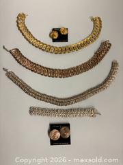 MaxSold Auction: Vintage ATHENIAN Woven Loop Metal Jewelry  - Toronto (Ontario, Canada) SELLER MANAGED Reseller Online Auction - Chesswood Drive