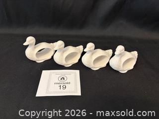 MaxSold Auction: ABBOTT Porcelain Duck Napkin Rings - Meaford (Ontario, Canada) PARTNER MANAGED Estate Sale Online Auction - Graham Street