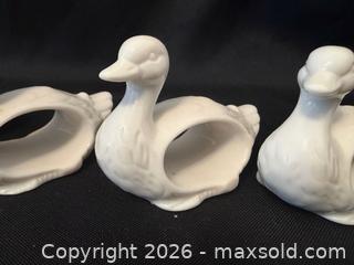MaxSold Auction: ABBOTT Porcelain Duck Napkin Rings - Meaford (Ontario, Canada) PARTNER MANAGED Estate Sale Online Auction - Graham Street