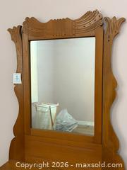 MaxSold Auction: ANTIQUE WOODEN DRESSER WITH SWIVEL MIRROR - Meaford (Ontario, Canada) PARTNER MANAGED Estate Sale Online Auction - Graham Street
