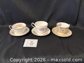MaxSold Auction: Assortment of Fine Bone China Teacups & Saucers  - Meaford (Ontario, Canada) PARTNER MANAGED Estate Sale Online Auction - Graham Street