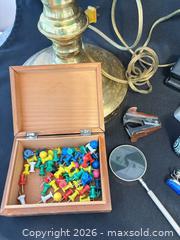 MaxSold Auction: Assortment of Office Supplies including Bankers Style Lamp - Meaford (Ontario, Canada) PARTNER MANAGED Estate Sale Online Auction - Graham Street