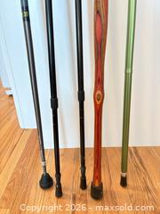 MaxSold Auction: Assortment of WALKING POLES  - Meaford (Ontario, Canada) PARTNER MANAGED Estate Sale Online Auction - Graham Street