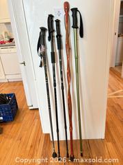 MaxSold Auction: Assortment of WALKING POLES  - Meaford (Ontario, Canada) PARTNER MANAGED Estate Sale Online Auction - Graham Street