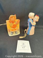 MaxSold Auction: Celluloid Wind-up Dancing Couple & Ceramic Night Light  - Meaford (Ontario, Canada) PARTNER MANAGED Estate Sale Online Auction - Graham Street