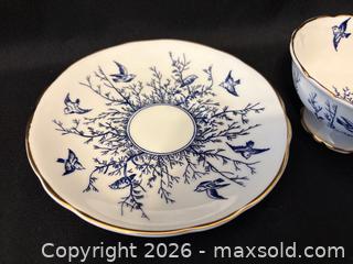 MaxSold Auction: COALPORT Fine Bone China Blue Bird Teacup & Saucer - Meaford (Ontario, Canada) PARTNER MANAGED Estate Sale Online Auction - Graham Street