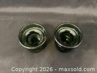 MaxSold Auction: DANSK Danish Green Glass Candle Holders - Meaford (Ontario, Canada) PARTNER MANAGED Estate Sale Online Auction - Graham Street