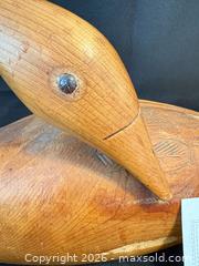 MaxSold Auction: Hand Carved Wooden Goose Duck Sculpture  - Meaford (Ontario, Canada) PARTNER MANAGED Estate Sale Online Auction - Graham Street