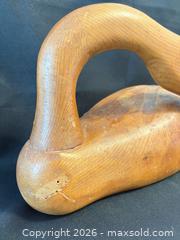 MaxSold Auction: Hand Carved Wooden Goose Duck Sculpture  - Meaford (Ontario, Canada) PARTNER MANAGED Estate Sale Online Auction - Graham Street
