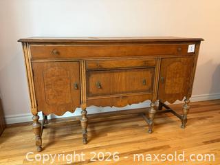 MaxSold Auction: Large Wood Sideboard or Buffet - Meaford (Ontario, Canada) PARTNER MANAGED Estate Sale Online Auction - Graham Street