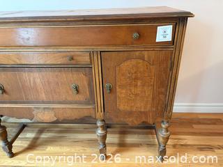 MaxSold Auction: Large Wood Sideboard or Buffet - Meaford (Ontario, Canada) PARTNER MANAGED Estate Sale Online Auction - Graham Street