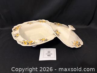 MaxSold Auction: Myott, Son & Co. Porcelain Floral Serving Dish - Meaford (Ontario, Canada) PARTNER MANAGED Estate Sale Online Auction - Graham Street