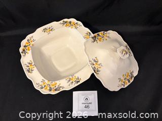 MaxSold Auction: Myott, Son & Co. Porcelain Floral Serving Dish - Meaford (Ontario, Canada) PARTNER MANAGED Estate Sale Online Auction - Graham Street