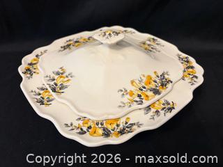 MaxSold Auction: Myott, Son & Co. Porcelain Floral Serving Dish - Meaford (Ontario, Canada) PARTNER MANAGED Estate Sale Online Auction - Graham Street