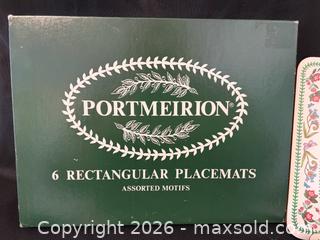MaxSold Auction: PORTMEIRION 5 Rectangular Placements - Meaford (Ontario, Canada) PARTNER MANAGED Estate Sale Online Auction - Graham Street