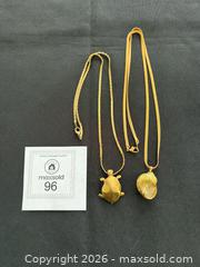 MaxSold Auction: Seashell and Brass Turtle Necklaces - Meaford (Ontario, Canada) PARTNER MANAGED Estate Sale Online Auction - Graham Street