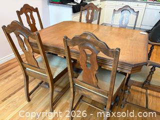 MaxSold Auction: SOLID WOOD 6- SEAT DINING SET - Meaford (Ontario, Canada) PARTNER MANAGED Estate Sale Online Auction - Graham Street