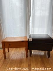 MaxSold Auction: Two Storage Stools  - Meaford (Ontario, Canada) PARTNER MANAGED Estate Sale Online Auction - Graham Street