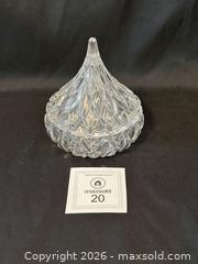 MaxSold Auction: Vintage Crystal Hersey Kiss Lidded Bowl - Meaford (Ontario, Canada) PARTNER MANAGED Estate Sale Online Auction - Graham Street