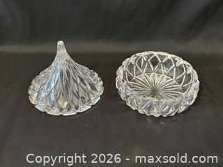 MaxSold Auction: Vintage Crystal Hersey Kiss Lidded Bowl - Meaford (Ontario, Canada) PARTNER MANAGED Estate Sale Online Auction - Graham Street