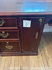MaxSold Auction: Wooden Executive Desk - Meaford (Ontario, Canada) PARTNER MANAGED Estate Sale Online Auction - Graham Street