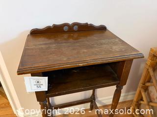 MaxSold Auction: Wooden Side Table - Meaford (Ontario, Canada) PARTNER MANAGED Estate Sale Online Auction - Graham Street