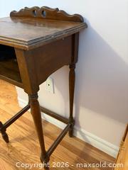 MaxSold Auction: Wooden Side Table - Meaford (Ontario, Canada) PARTNER MANAGED Estate Sale Online Auction - Graham Street