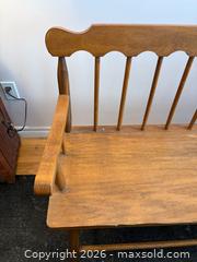 MaxSold Auction: Wooden Spindle Bench - Meaford (Ontario, Canada) PARTNER MANAGED Estate Sale Online Auction - Graham Street
