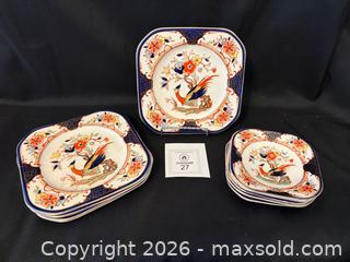 MaxSold Auction: Wood’s Burslem “Denbigh” Plates and Saucers - Meaford (Ontario, Canada) PARTNER MANAGED Estate Sale Online Auction - Graham Street