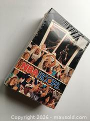 MaxSold Auction: NBA Hoops 1991-92 Series 1 Basketball Cards - Unopened SEALED BOX: 36 packs (15 cards per pack) - Toronto (Ontario, Canada) SELLER MANAGED Downsizing Online Auction - Marlborough Avenue