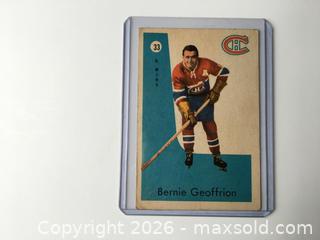 MaxSold Auction: Parkhurst 1959, Bernie Geoffrion, Card #33 - Toronto (Ontario, Canada) SELLER MANAGED Downsizing Online Auction - Marlborough Avenue