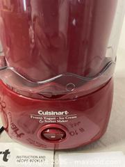 MaxSold Auction: Cuisinart Electric Ice Cream Maker - East Fallowfield Township (Pennsylvania, USA) SELLER MANAGED Downsizing Online Auction - Mink Hollow Road