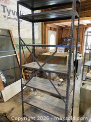 MaxSold Auction: Large Metal Storage Shelf - East Fallowfield Township (Pennsylvania, USA) SELLER MANAGED Downsizing Online Auction - Mink Hollow Road