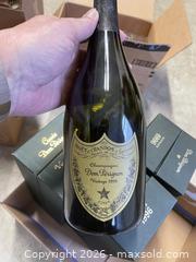 MaxSold Auction: Lot of 5 Empty Dom Perignon Bottles - East Fallowfield Township (Pennsylvania, USA) SELLER MANAGED Downsizing Online Auction - Mink Hollow Road