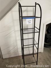 MaxSold Auction: Metal Bathroom or Kitchen Storage Rack - East Fallowfield Township (Pennsylvania, USA) SELLER MANAGED Downsizing Online Auction - Mink Hollow Road