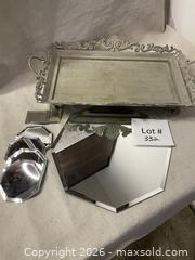 MaxSold Auction: Metal Footed Tray and Mirrors - East Fallowfield Township (Pennsylvania, USA) SELLER MANAGED Downsizing Online Auction - Mink Hollow Road