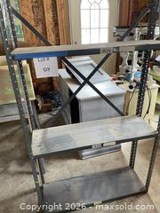 MaxSold Auction: Metal Shelf Unit - East Fallowfield Township (Pennsylvania, USA) SELLER MANAGED Downsizing Online Auction - Mink Hollow Road