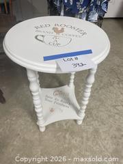 MaxSold Auction: Painted Farmhouse Side Table - East Fallowfield Township (Pennsylvania, USA) SELLER MANAGED Downsizing Online Auction - Mink Hollow Road