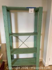MaxSold Auction: Pine Painted Adjustable Shelving Unit - East Fallowfield Township (Pennsylvania, USA) SELLER MANAGED Downsizing Online Auction - Mink Hollow Road