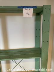MaxSold Auction: Pine Painted Adjustable Shelving Unit - East Fallowfield Township (Pennsylvania, USA) SELLER MANAGED Downsizing Online Auction - Mink Hollow Road