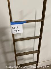 MaxSold Auction: Primitive Wood Display "Ladder" - East Fallowfield Township (Pennsylvania, USA) SELLER MANAGED Downsizing Online Auction - Mink Hollow Road