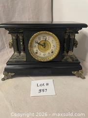 MaxSold Auction: Victorian Ingraham Mantle Clock - East Fallowfield Township (Pennsylvania, USA) SELLER MANAGED Downsizing Online Auction - Mink Hollow Road