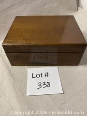 MaxSold Auction: Vintage 1940's Wooden Dresser Box & Sunglasses - East Fallowfield Township (Pennsylvania, USA) SELLER MANAGED Downsizing Online Auction - Mink Hollow Road