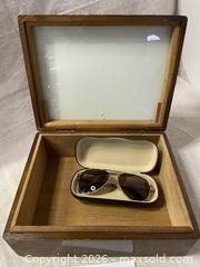 MaxSold Auction: Vintage 1940's Wooden Dresser Box & Sunglasses - East Fallowfield Township (Pennsylvania, USA) SELLER MANAGED Downsizing Online Auction - Mink Hollow Road