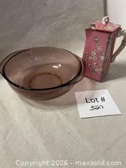 MaxSold Auction: Vintage Lot Pyrex & Teapot - East Fallowfield Township (Pennsylvania, USA) SELLER MANAGED Downsizing Online Auction - Mink Hollow Road